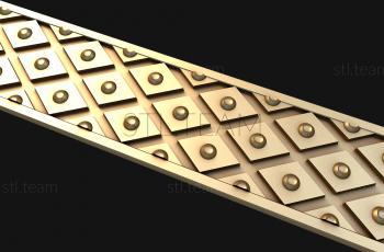 3D model Rhombus with pearl (STL)